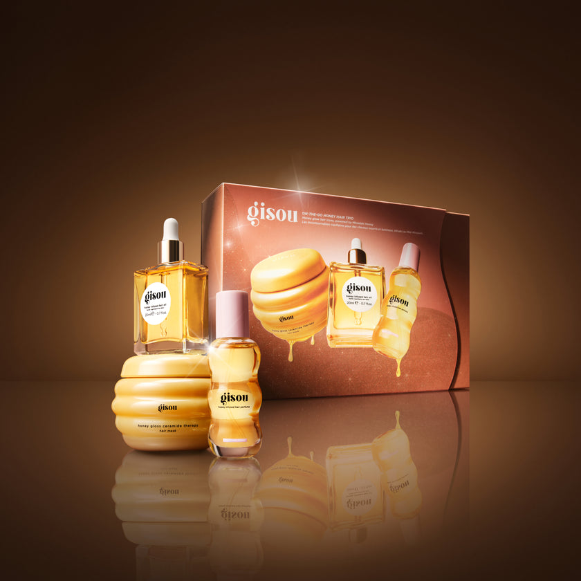 GISOU On-The-Go Honey Hair Trio