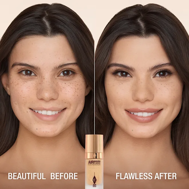 CHARLOTTE TILBURY AIRBRUSH FLAWLESS FOUNDATION 6 NEUTRAL - Image 2