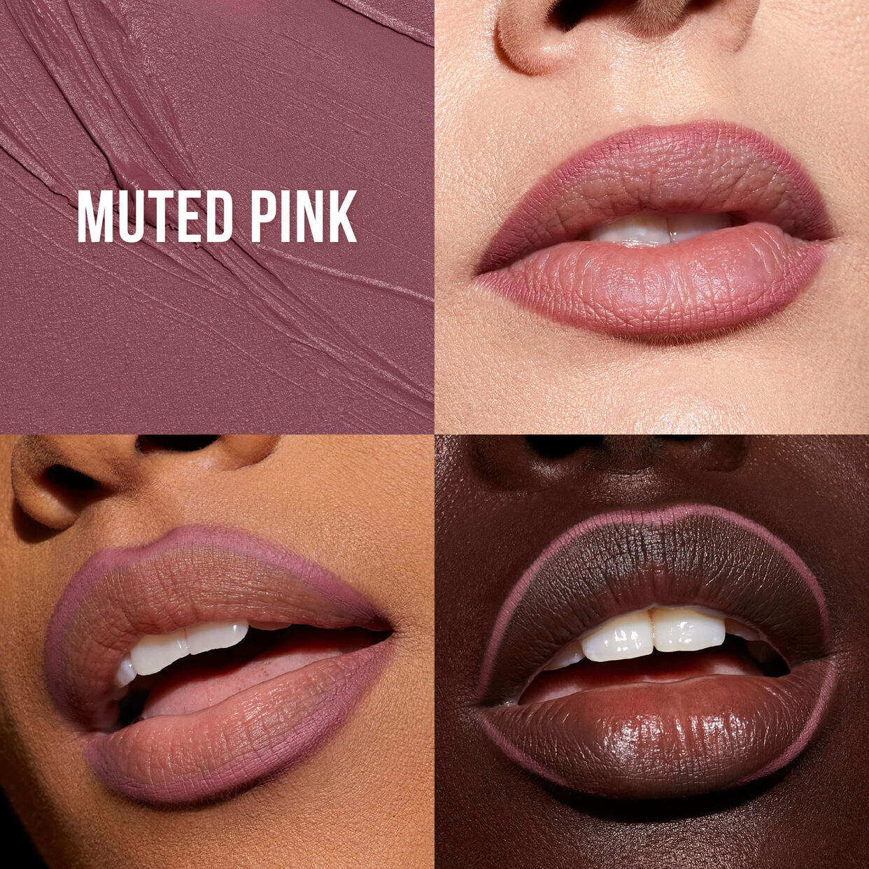 HUDA BEAUTY Lip Contour 2.0 Automatic Matte Lip Pencil-MUTED PINK - Image 2