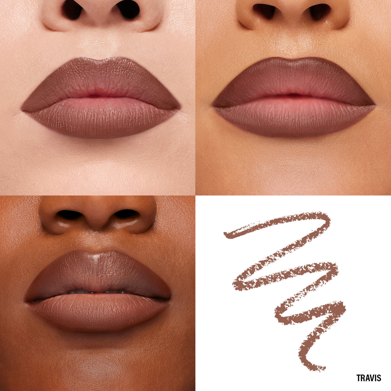 Ultra Suede® Sculpting Lip Pencil-Travis (Milk Chocolate Brown - Image 2