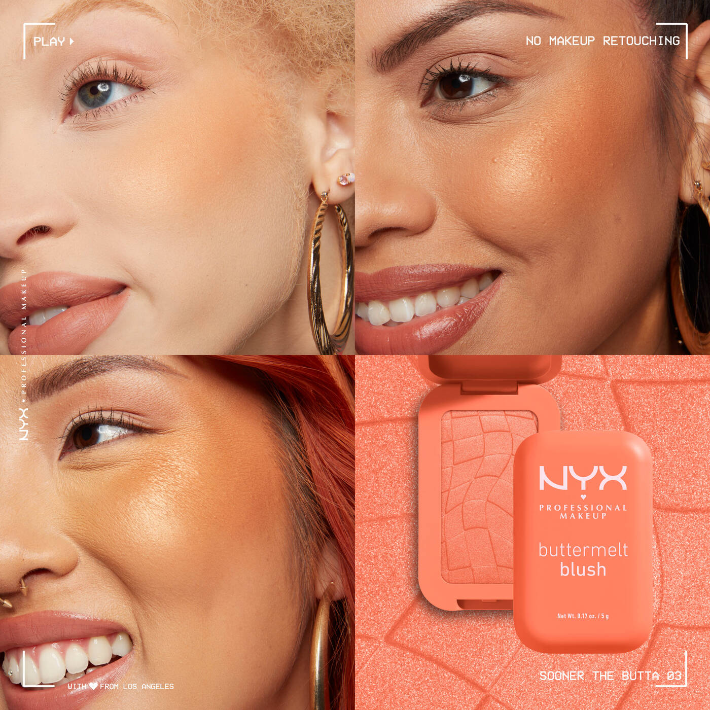 NYX Buttermelt Blush - SOONER THE BUTTA - Image 2