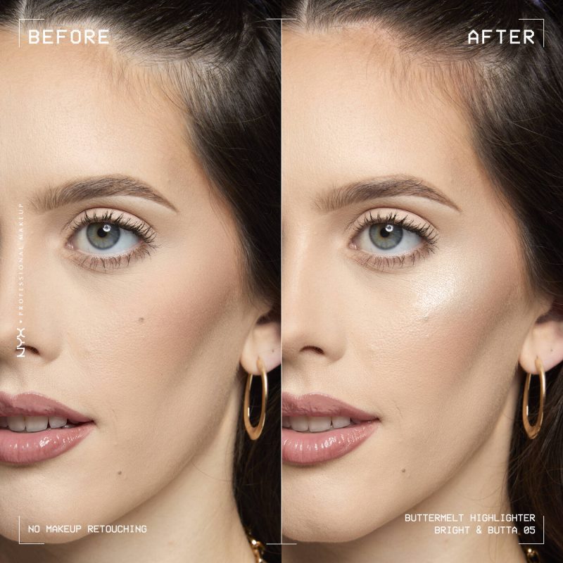 BUTTERMELT HIGHLIGHTER Butter smooth glowy highlighter in eight shades-BRIGHT& BUTTA LIGHT CHAMPAGNE - Image 2