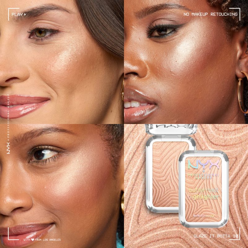 BUTTERMELT HIGHLIGHTER Butter smooth glowy highlighter in eight shades-LIGHT BRONZE GLAZE IN BUTTA - Image 3