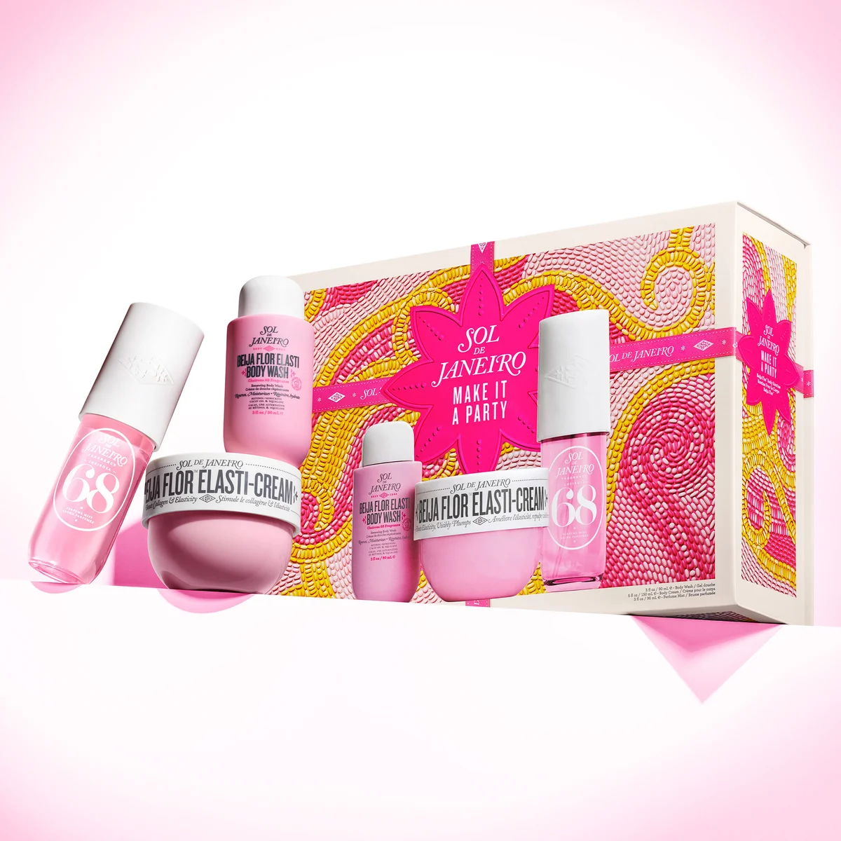 SOL DE JANEIRO MAKE IT PARTY BEIGA FLOR BODY ROUTINE SET