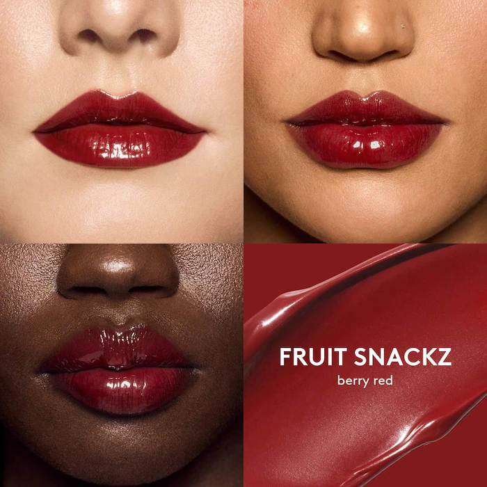 Fenty Beauty by Rihanna  Gloss Bomb Cream Color Drip Lip Cream-Color: Fruit Snackz  BERRY RED - Image 2