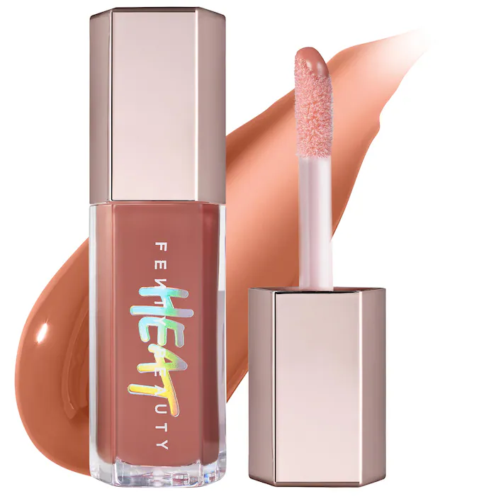 Fenty Beauty by Rihanna  Gloss Bomb Heat Universal Lip Luminizer + PlumperColor: Fenty Glow - sheer rose nude