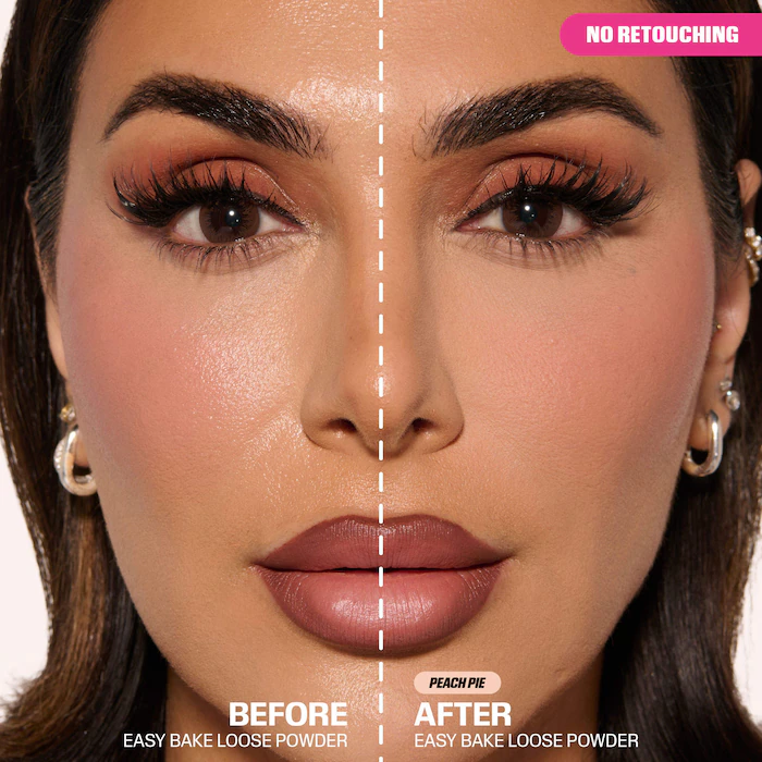 HUDA BEAUTY  Easy Bake Blurring Loose Baking & Setting Powder-PEACH PIE - Image 2