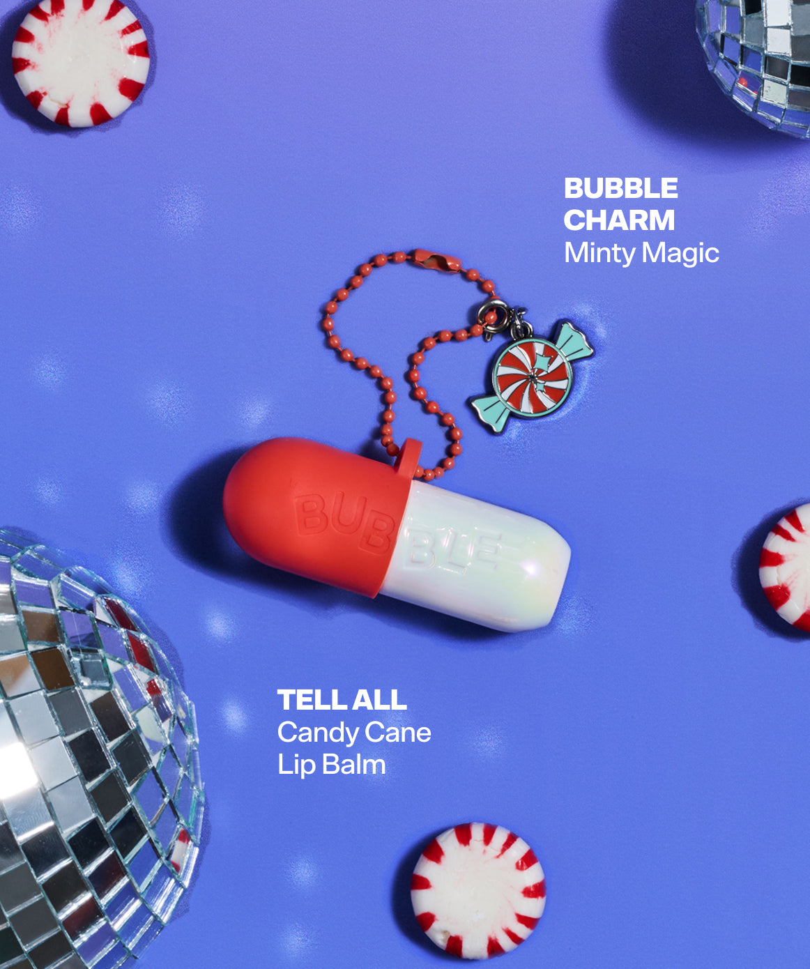 BUBBLE Peppy Mint Lip Balm and Charm Set - Image 2