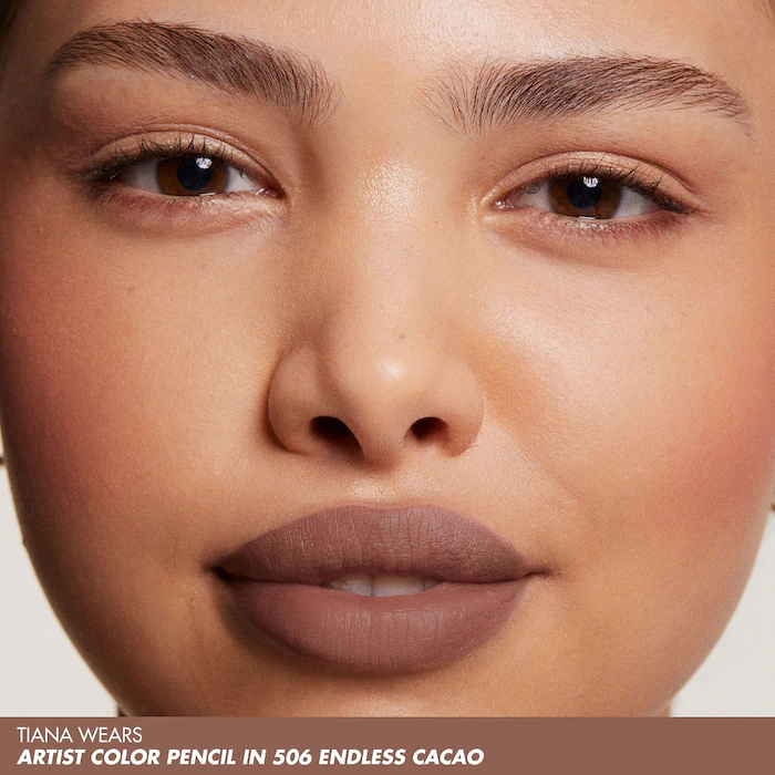 MAKE UP FOR EVER Artist Color Pencil Long-Lasting Lip Liner-Color: 506 Endless Cacao - Cool Taupe Brown - Image 4