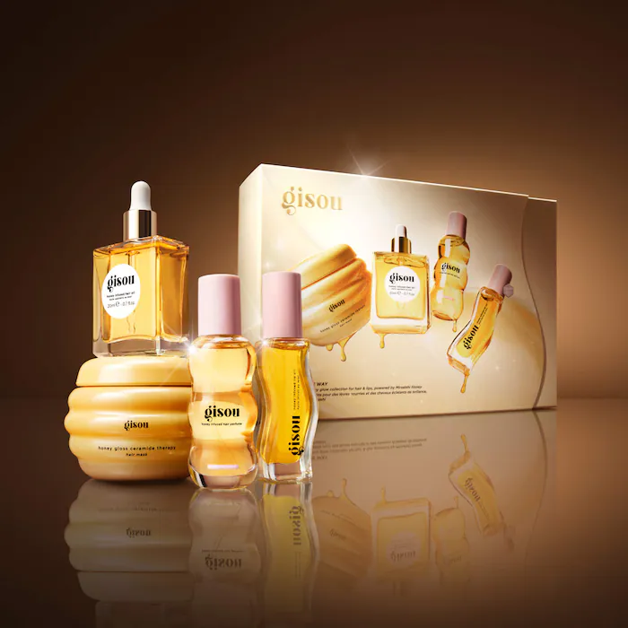 Gisou Glow All The Way Hair and Lip Gift Set - Image 5
